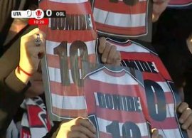 Flavius Domide, omagiat de un stadion întreg » Ce s-a întâmplat în minutul 10 din UTA - O?elul