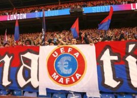 UEFA a reac?ionat: pedeaps? pentru clubul din Premier League dup? bannerul controversat