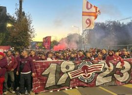 Interna?ionalul român a ap?rut în „corteo” rapidist condus de „Bocciu” la Arena Na?ional?!